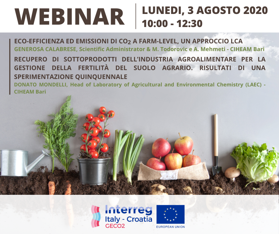 CIHEAM WEBINAR 3 AGOSTO