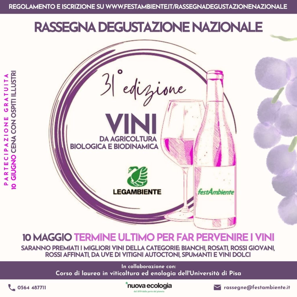 rassegna degustazione dei vini da agricoltura biologica