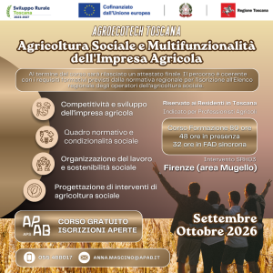 Corso Agricoltura Sociale